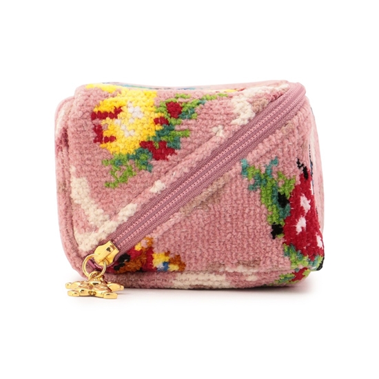 ハイジペイズリー トレーポーチ HPY-257016(ピンク): FEILER