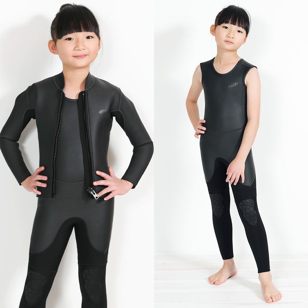 FELLOW キッズ ロングジョン＆タッパーセット 3mm 110～160 全1色