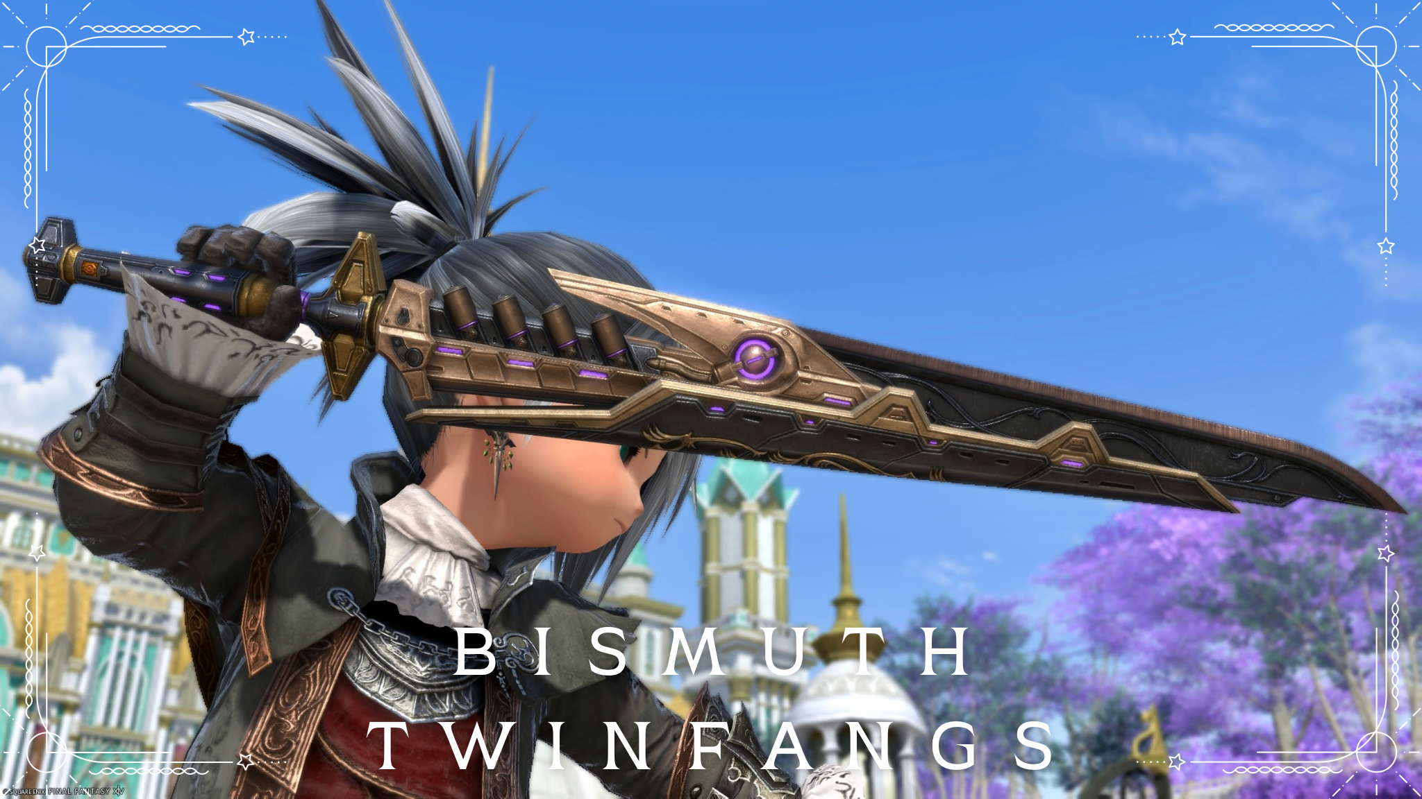 Viper's transforming dual-wielding electronic weapon, “Bismuth