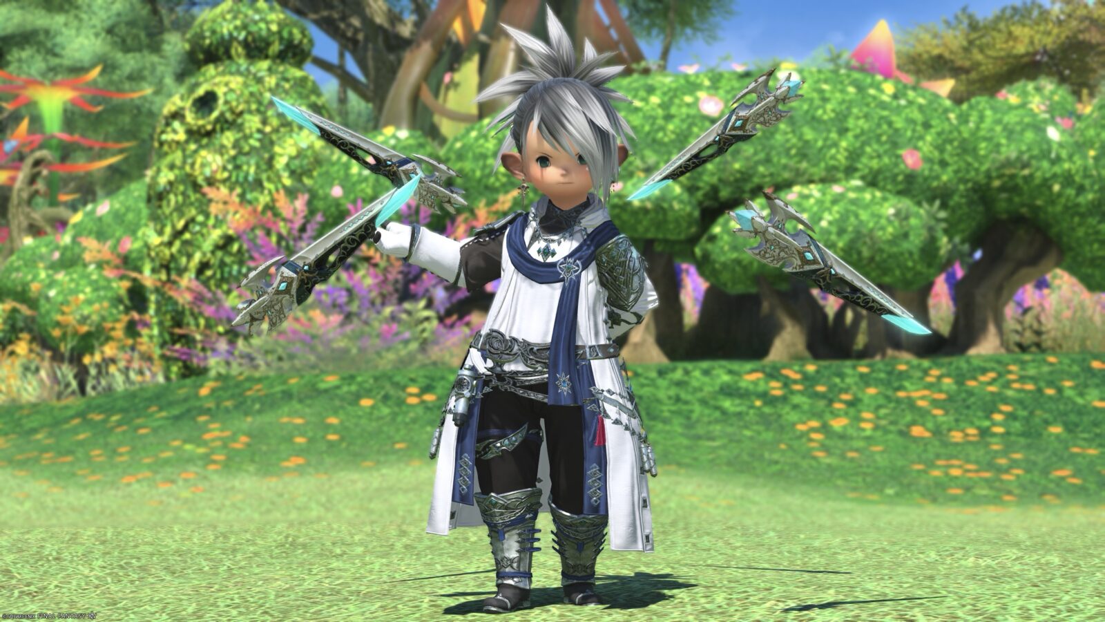 賢者のAF6装備・未来の医療用白衣『アスクレーピアン』(ララフェル男子