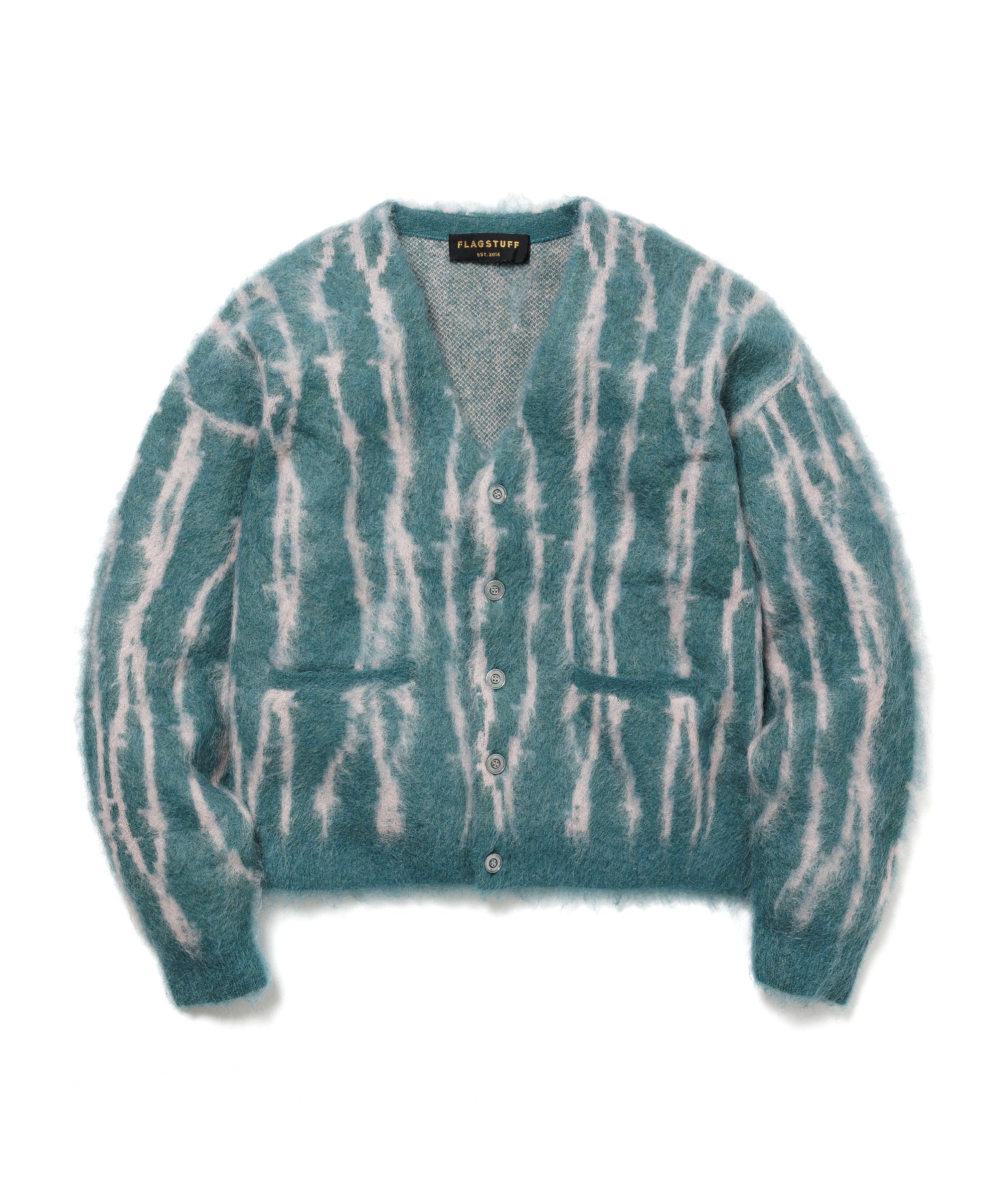 WIRE STRIPE KNIT CARDIGAN – F-LAGSTUF-F