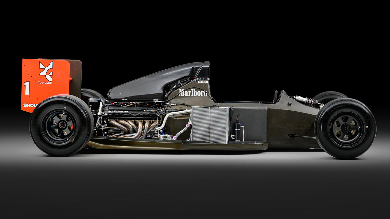 アイルトン・セナ 母国F1ブラジルGP初優勝マシン『MP4/6-1』が