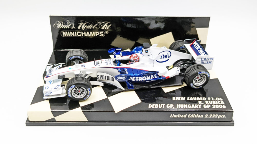 BMWザウバー F1.06 R.クビサ ハンガリーGP | F1ミニカーあれこれ