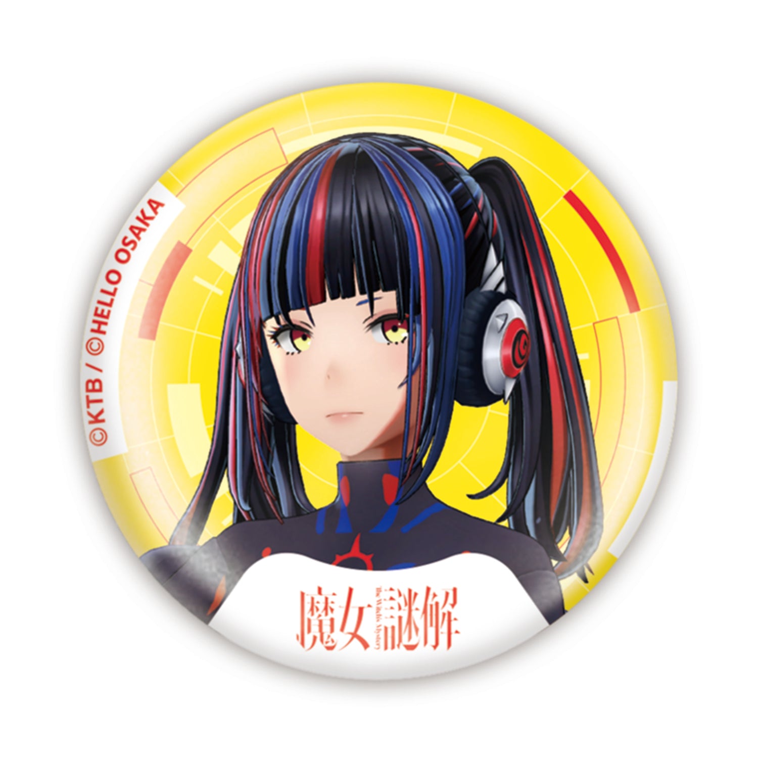 KAMITSUBAKI STUDIO×HELLO OSAKA】クッション缶バッジ3個セットC（派流