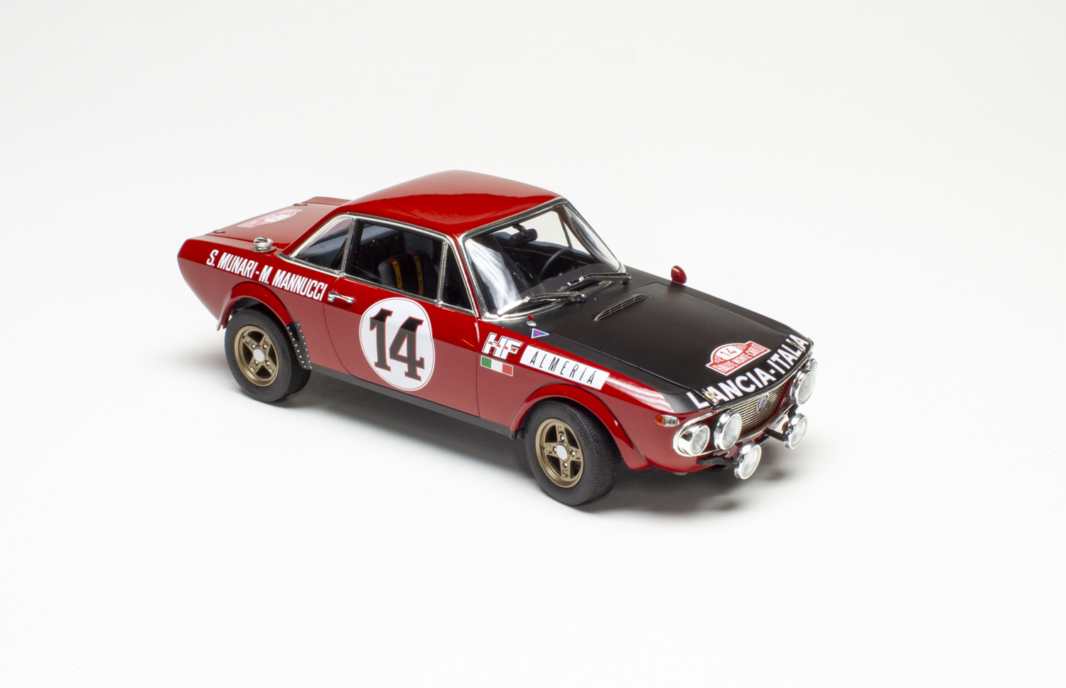 Italeri 1/24 scale Lancia Fulvia HF Rally Monte Carlo 1972 plastic