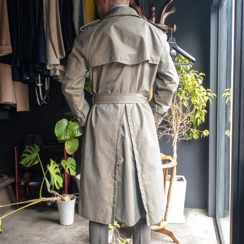 玉虫色のトレンチコート|フィボナッチ紳士洋品店-墨田区の紳士服