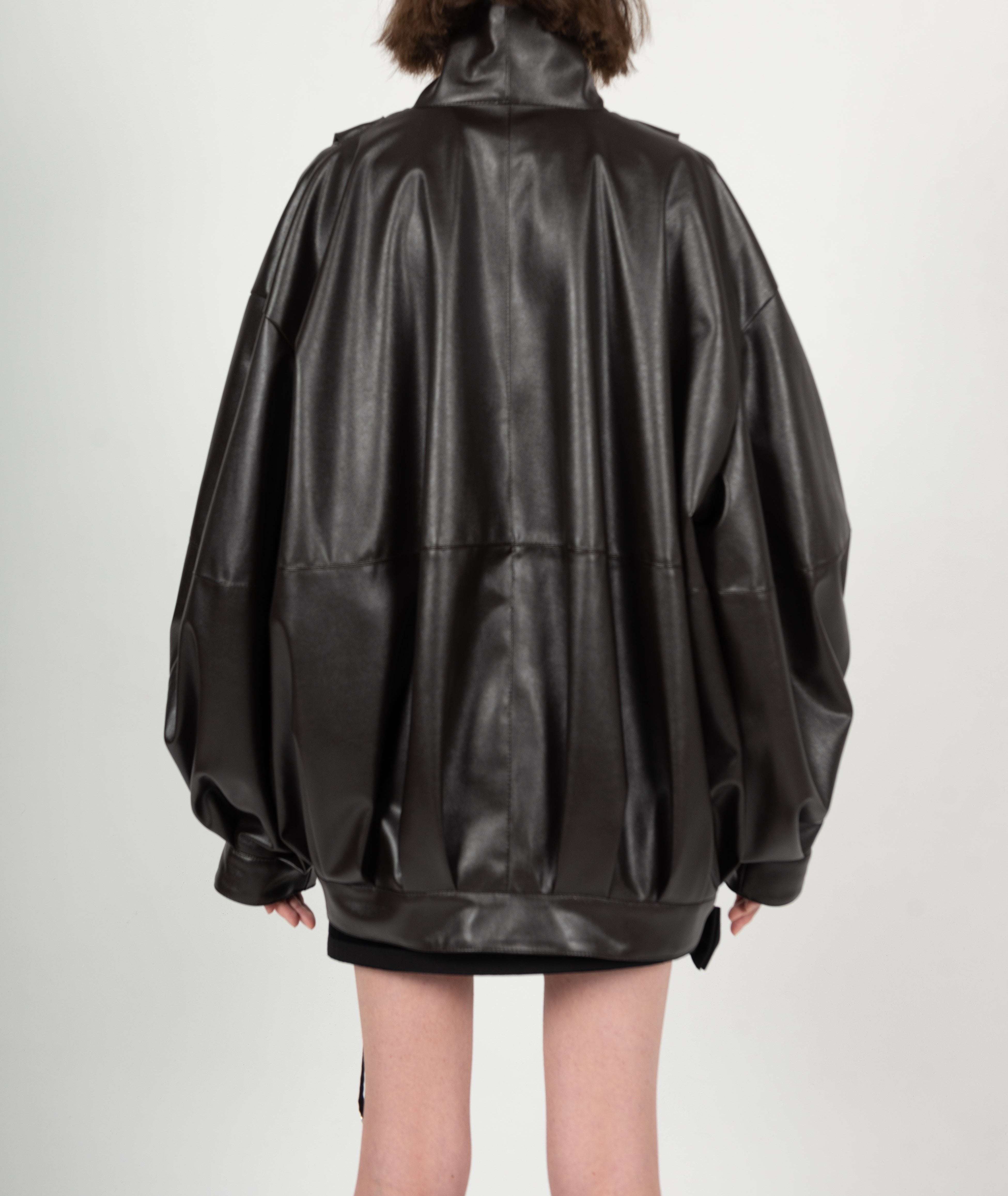 GIGI OVERSIZED LEATHER JACKET – FIDAN NOVRUZOVA
