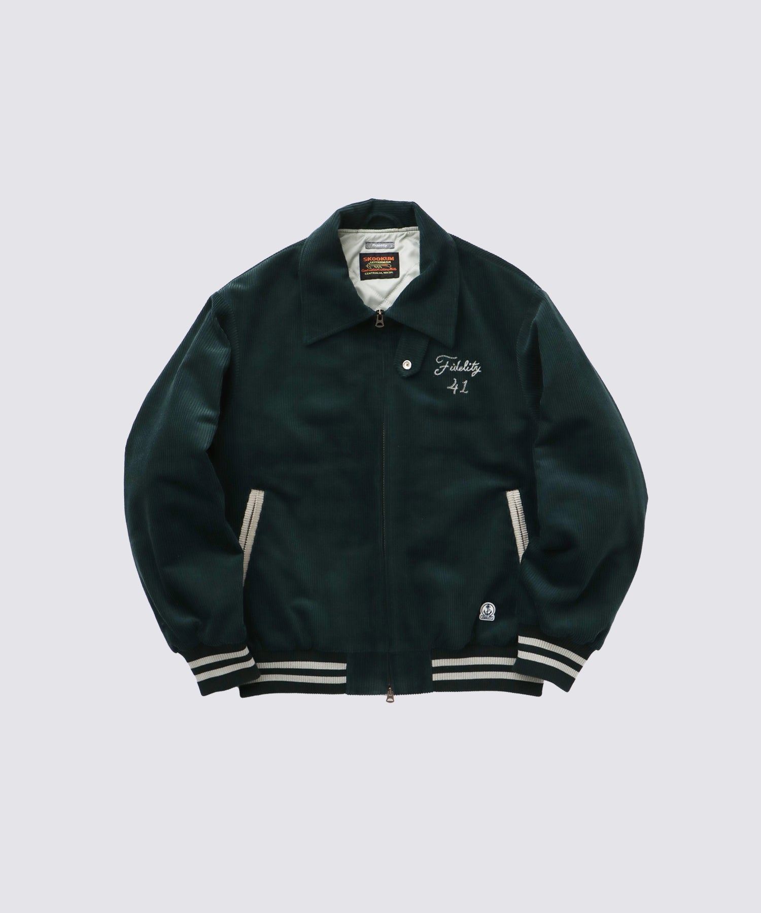 FIDELITY X SKOOKUM CORDUROY BLOUSON (Dark Green) | コーデュロイ