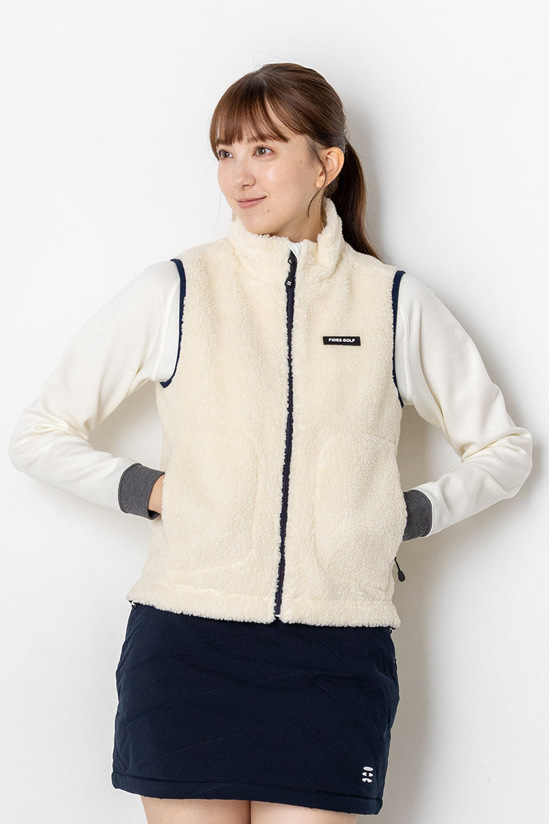 FULL ZIP BOA VEST WOMEN – FIDES