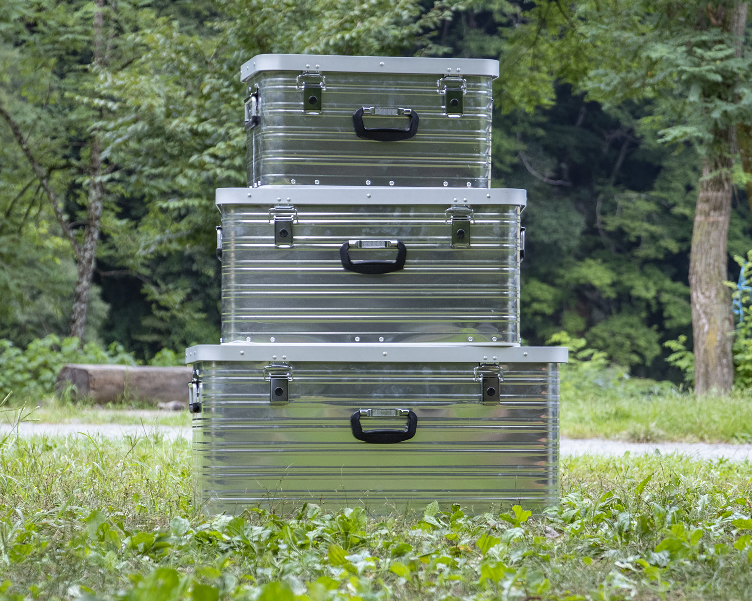 FIELDOOR（フィールドア） | アルミコンテナボックス シルバー S/M/L