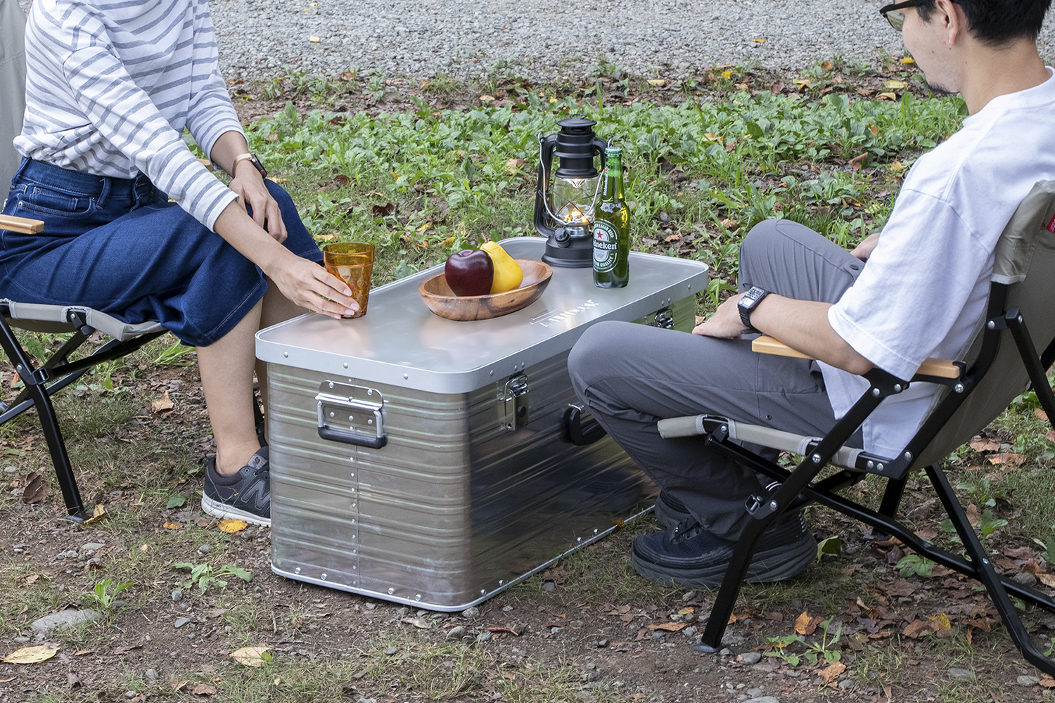 FIELDOOR（フィールドア） | アルミコンテナボックス シルバー S/M/L