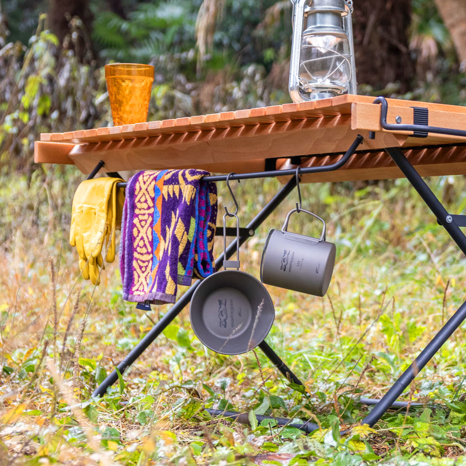 FIELDOOR（フィールドア） | ウッドロールトップテーブル スチールレッグ