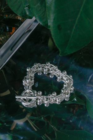 Fifth Silver Beaded Bracelet / シルバーブレスレット メキシコ
