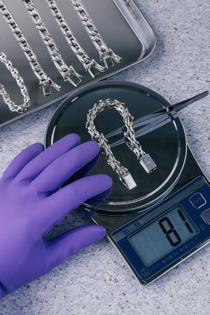 Silver Bracelet CCC-3 / シルバー チェーンブレスレット メキシコ