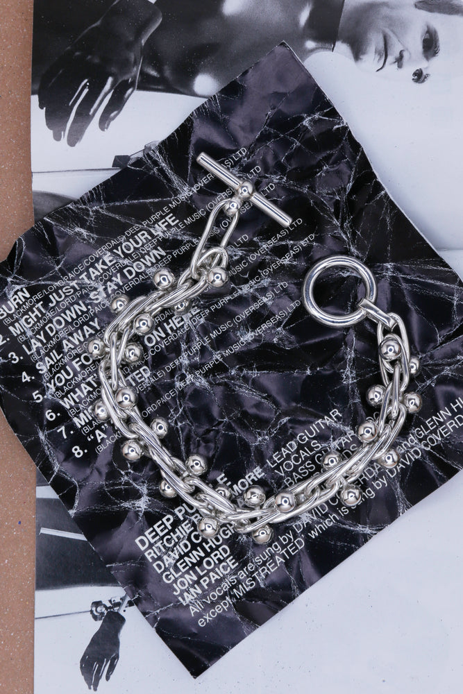 Silver Beaded Bracelet / シルバーブレスレット メキシコ – FIFTH