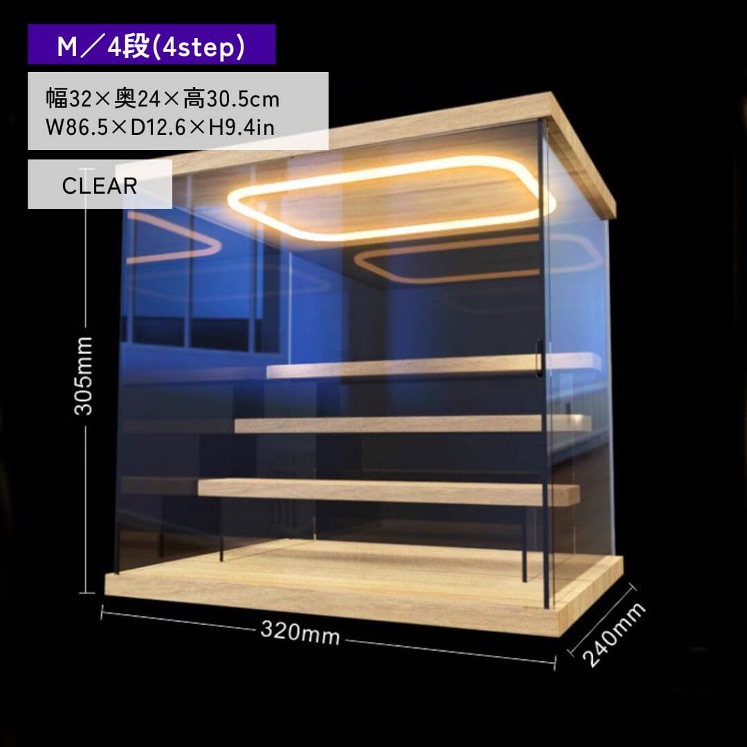 人気】LED照明付きひな壇ディスプレイケース – フィギュアケース
