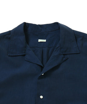 Silk Cotton Open Collar S/S Shirt - A.PRESSE (アプレッセ) - tops