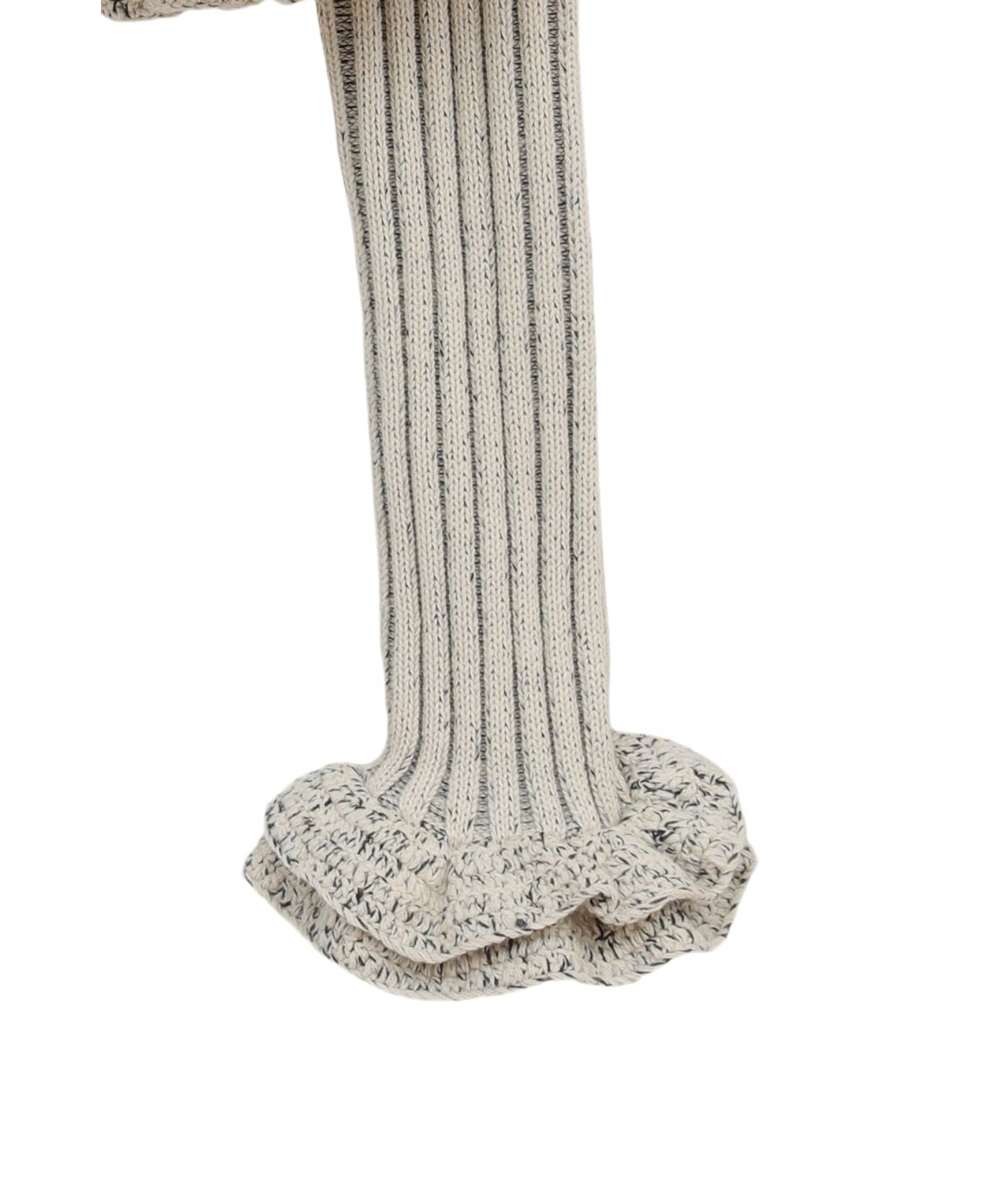 W FACE SHORT FRILLED KNIT TOPS - CLANE (クラネ) - tops (トップス