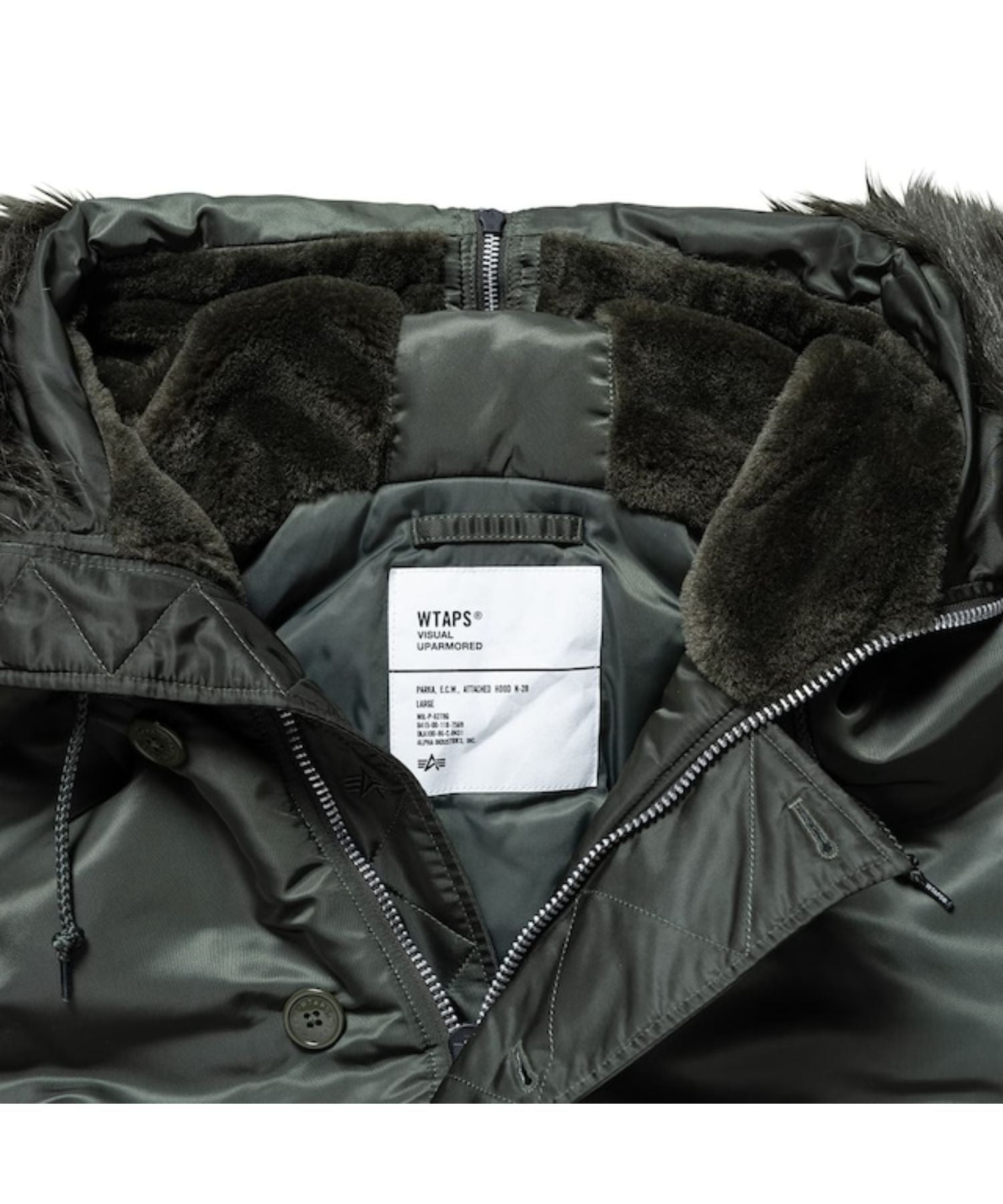 N-2B CORE SPEC / JACKET / NYLON. TWILL. ALPHA INDUSTRIES - WTAPS