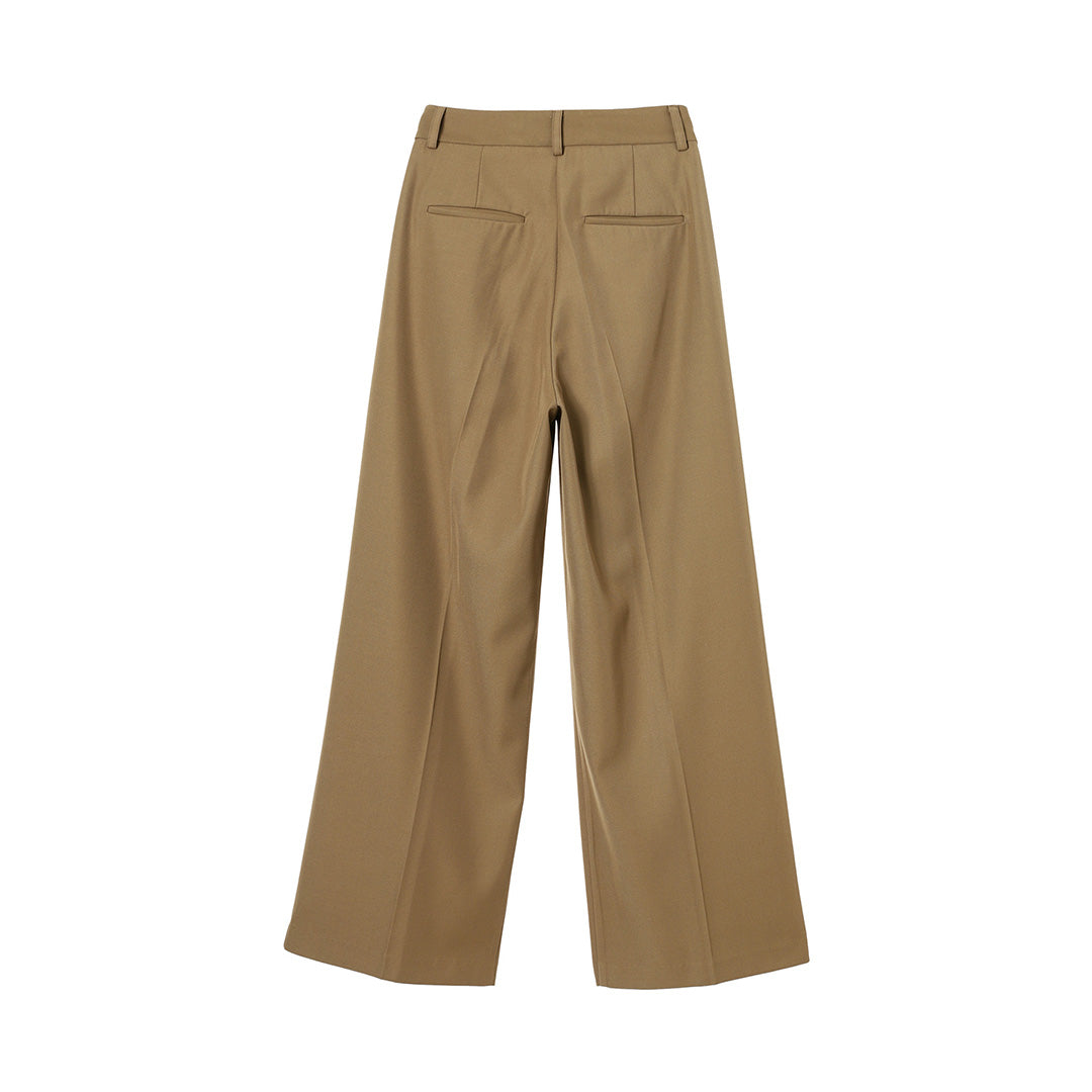 Tuck Twill Trousers - todayful (トゥデイフル) - bottom (ボトムス