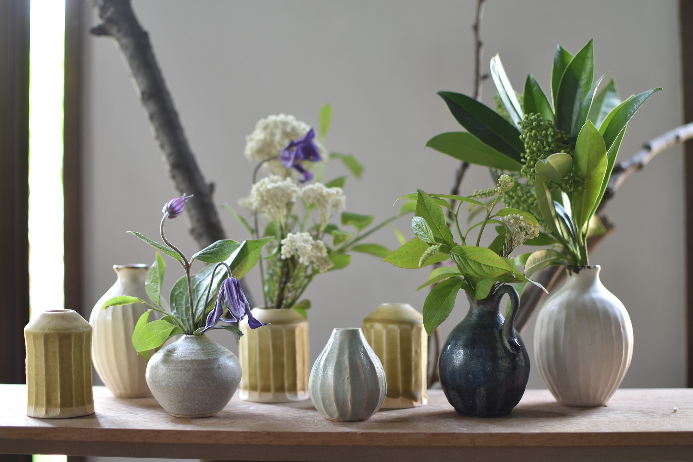 北欧フィーカ｜デンマークと花の器。セラミックアーティスト、Aya