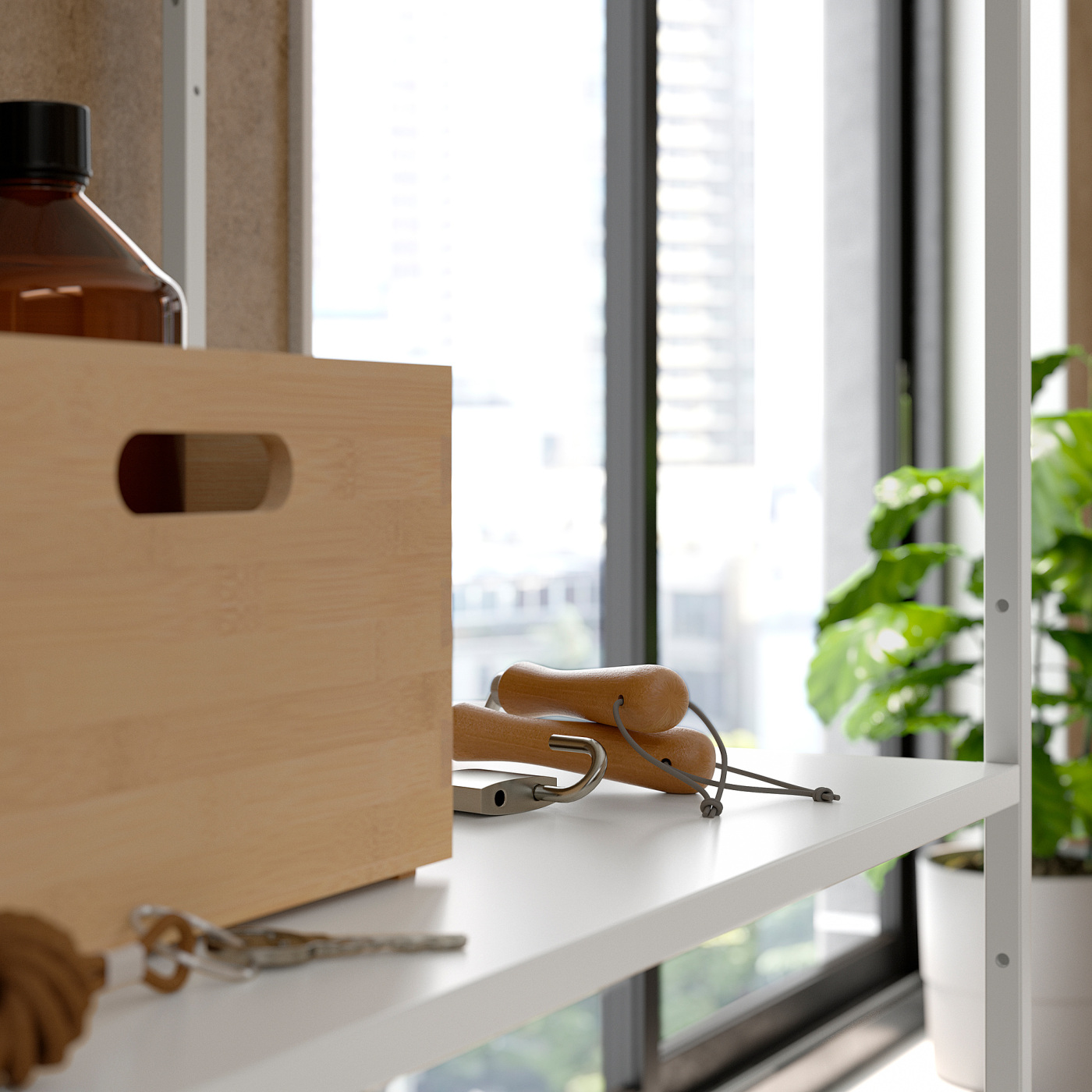 JOSTEIN shelving unit in/outdoor/metal white - IKEA