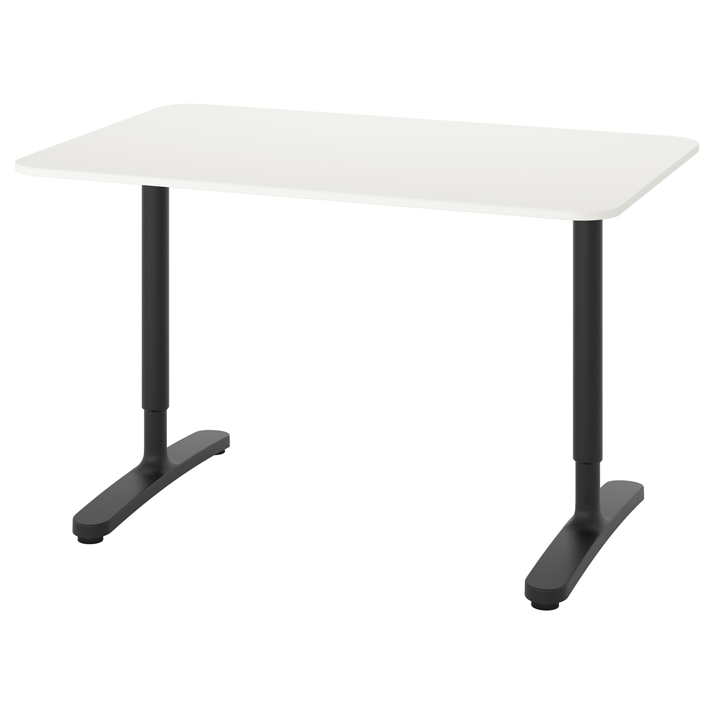 BEKANT desk white/black - IKEA