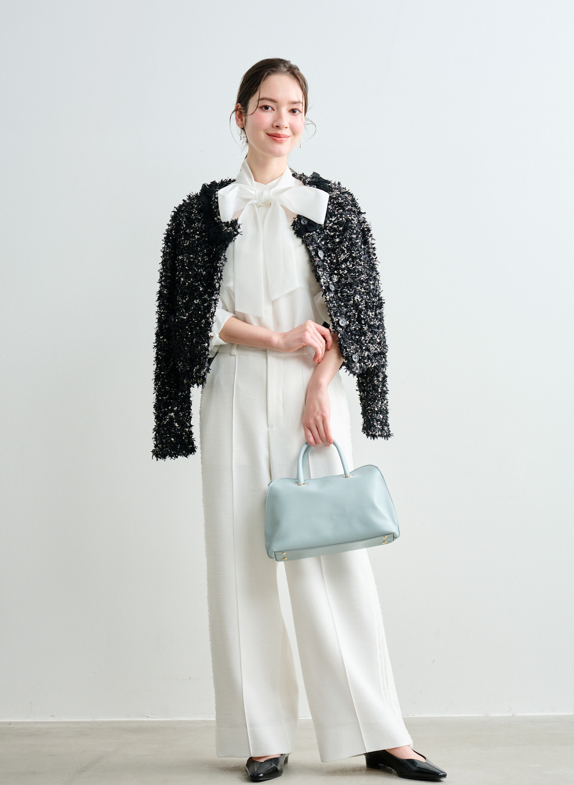 ツイード調ニットジャケット｜LOUNIE（ルーニィ）公式サイト／公式