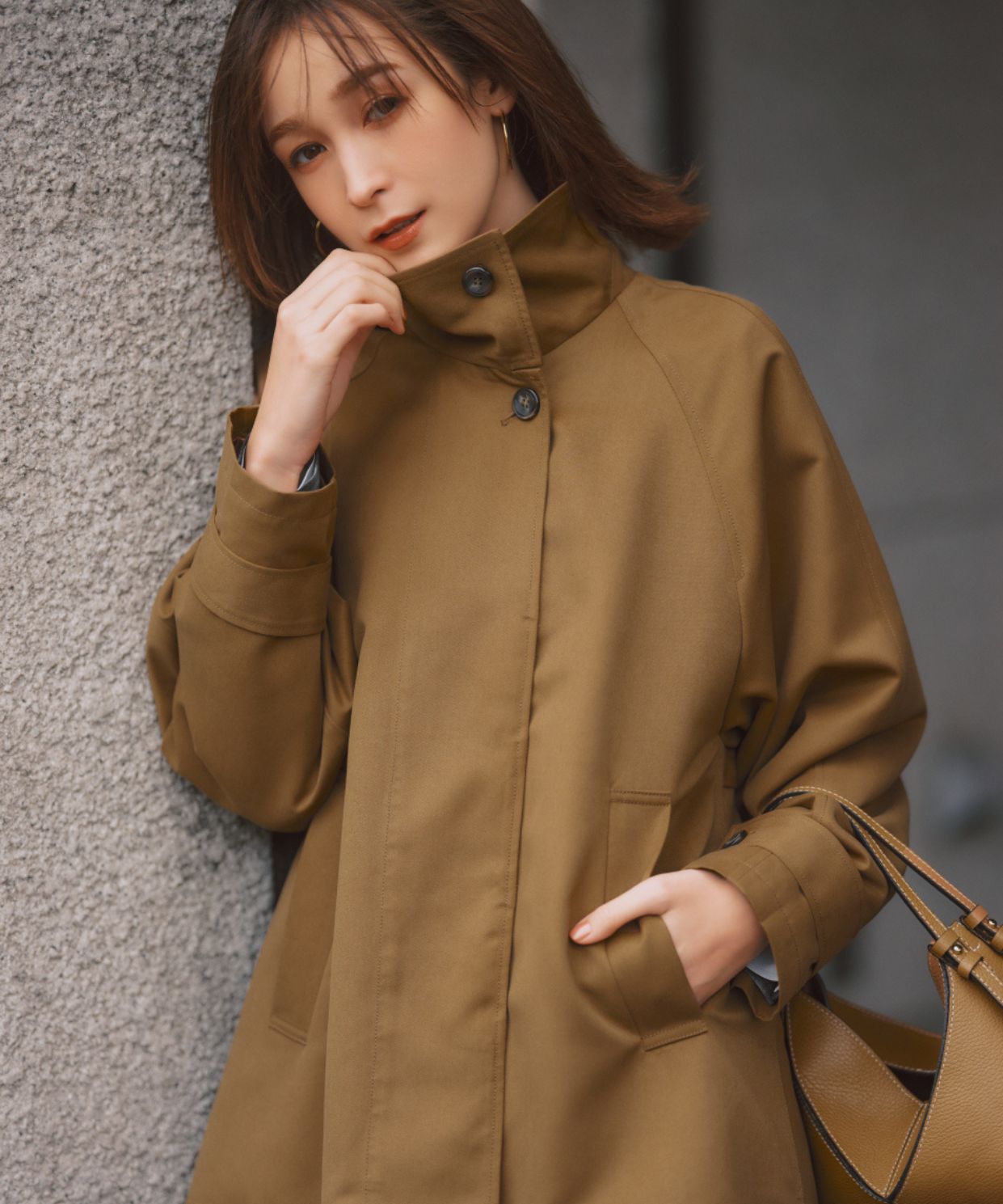 スタンドカラートレンチコート｜Stola.（ストラ）公式通販サイト