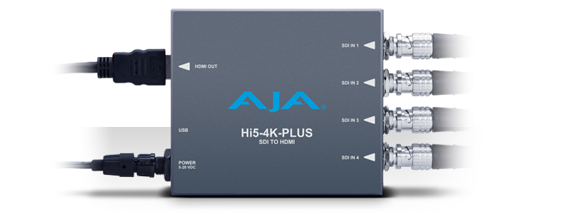 AJA Video Systems Hi5-4K-Plus 3G-SDI→HDMI 2.0 コンバーター - 業務