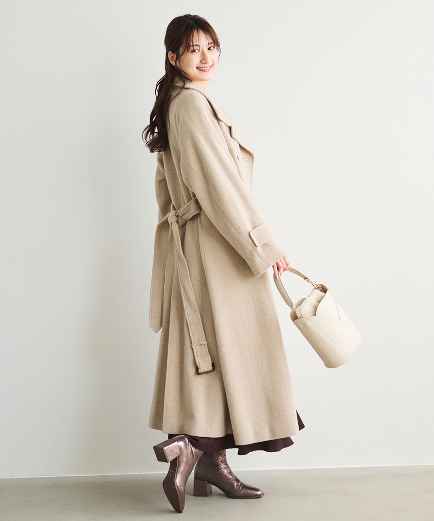 インペリアルモッサトレンチコート｜PETAL ONLINE（ペタルオンライン）