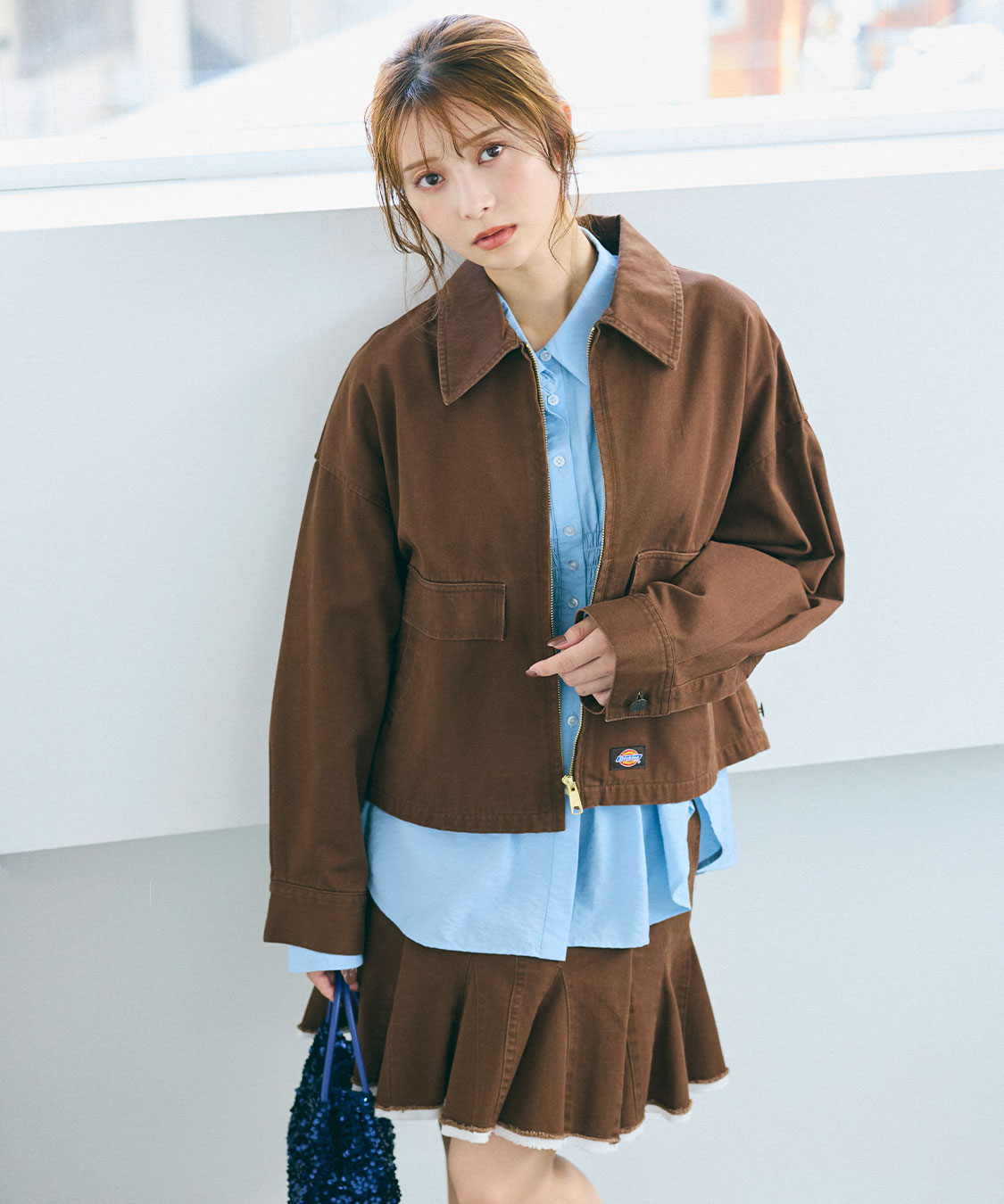 COCO DEAL/Dickies(R)》ショートジップブルゾン｜PETAL ONLINE（ペタル