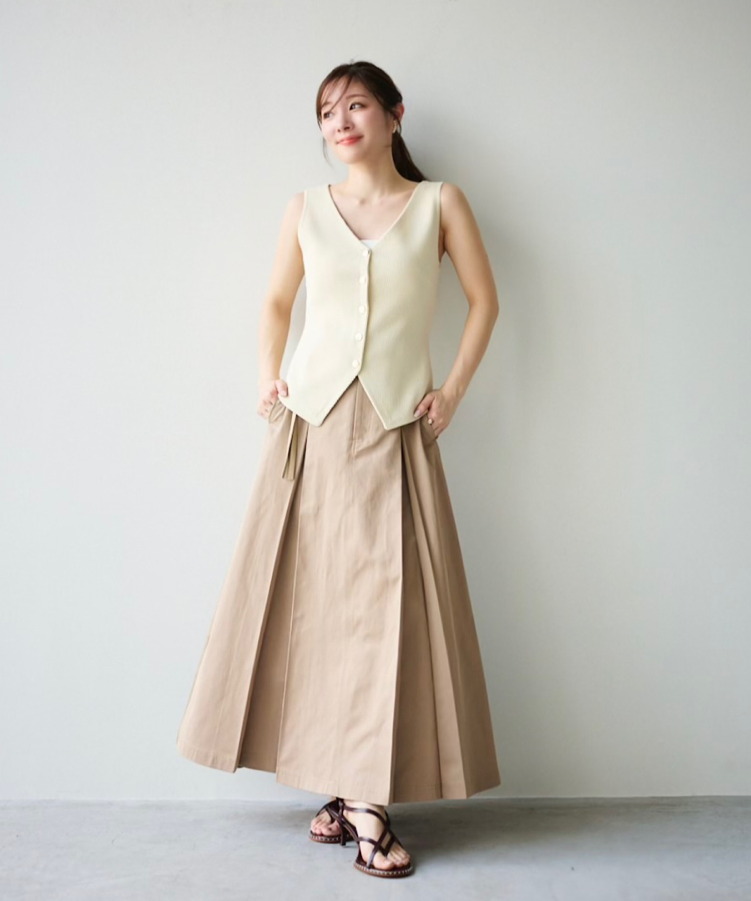 ベルトタックチノスカート｜PETAL ONLINE（ペタルオンライン）