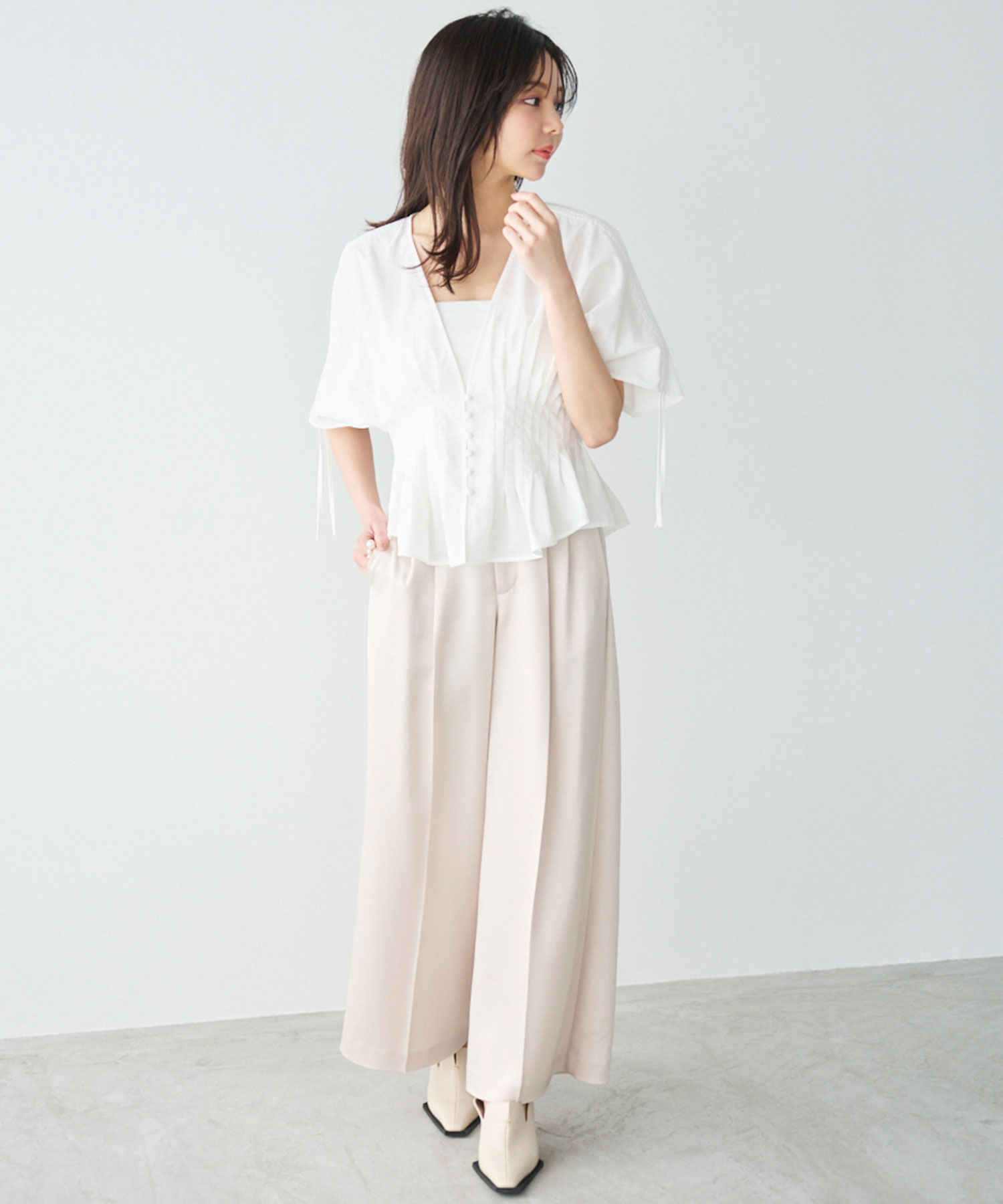 ウエストタックブラウス｜PETAL ONLINE（ペタルオンライン）