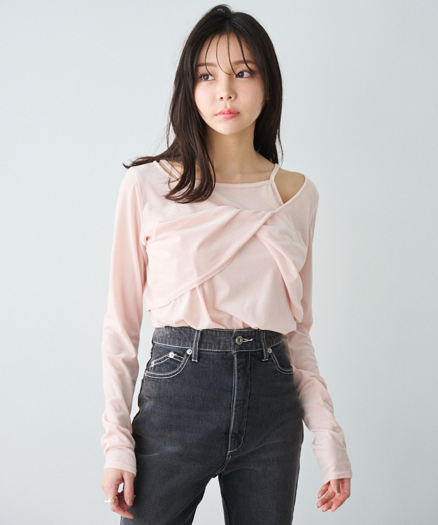 シアーベロアレイヤードトップス｜PETAL ONLINE（ペタルオンライン）