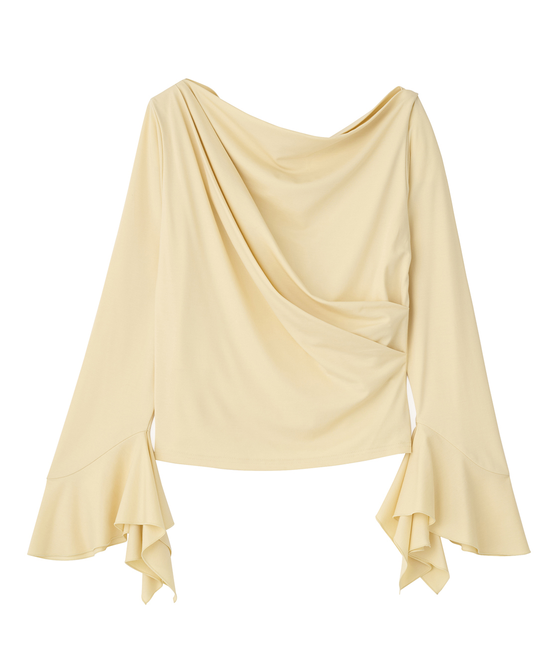 ドレープネックカフススリーブトップス｜PETAL ONLINE（ペタルオンライン）