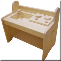 木遊舎］おままごとちゃぶ台 大 - 木のおもちゃ 赤ちゃんのおもちゃ