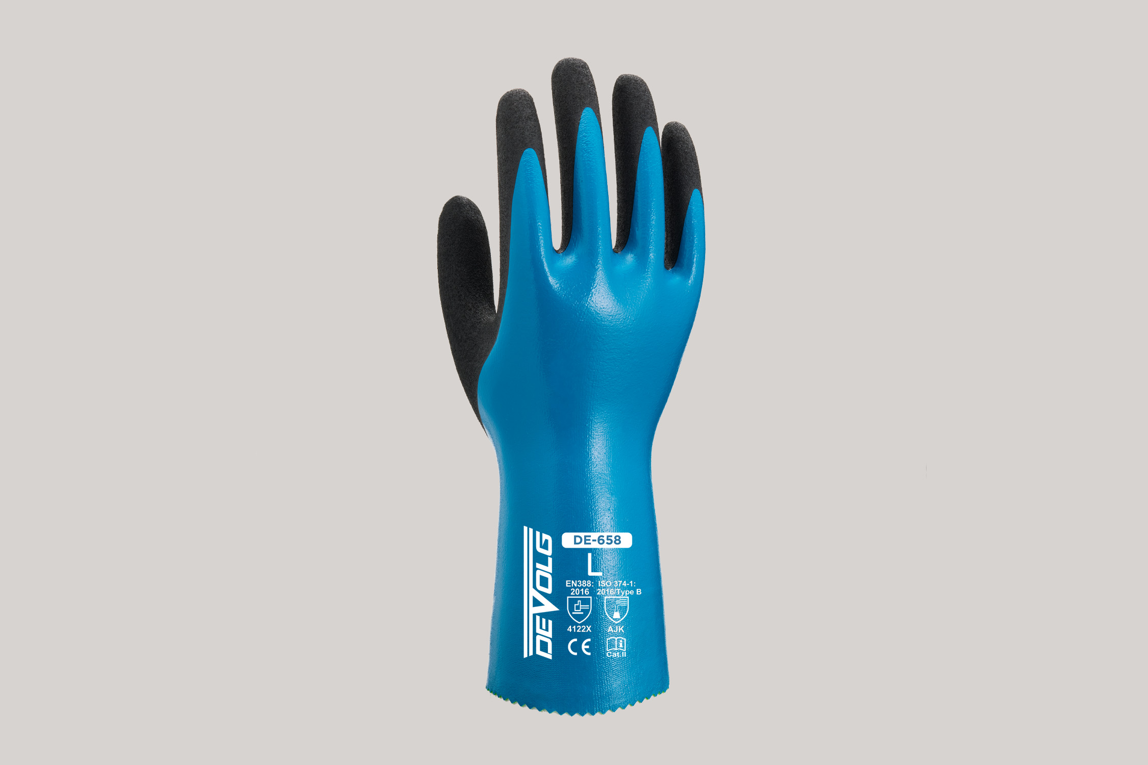 ニトリル フルコート手袋 DEVOLG DE-658 | 耐切創手袋・作業用手袋の