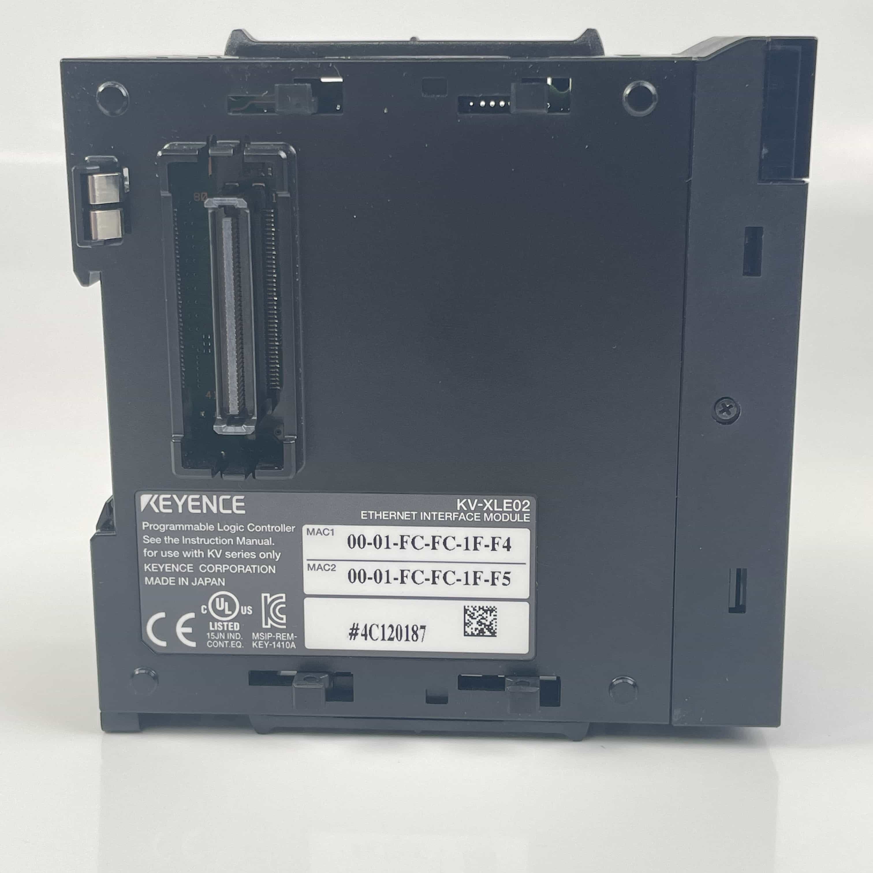 キーエンス KV-XLE02 イーサネットユニット 2ポート KEYENCE