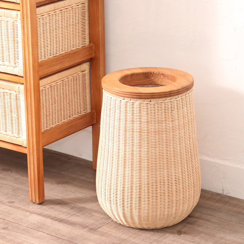 GK830XP ラタン ダストボックス | 【SR-net】Sunflower Rattanの卸販売