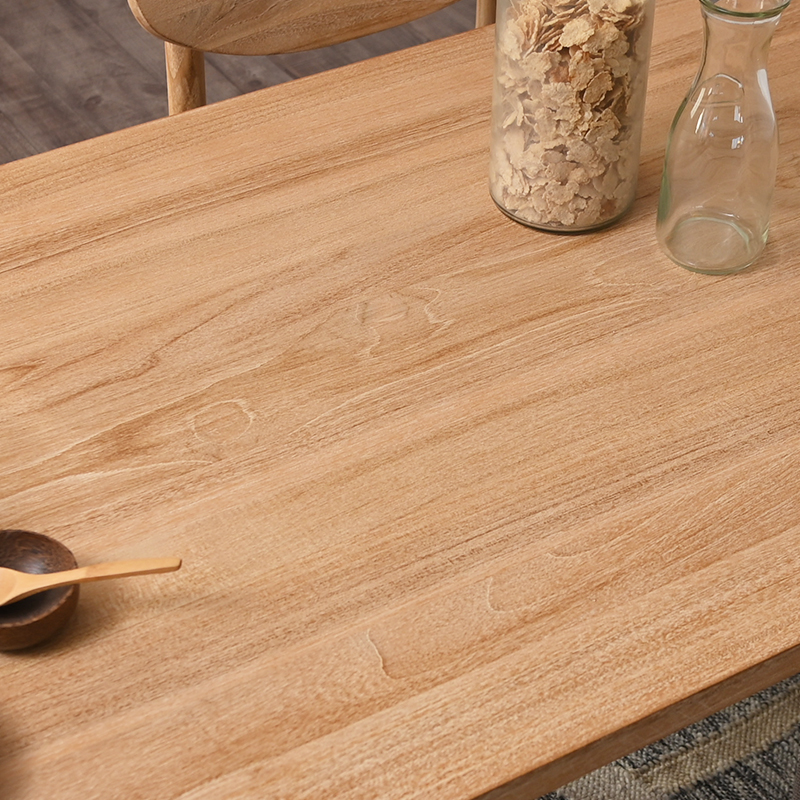 T3204XP チーク無垢材 ローダイニングテーブル 140cm幅 | 【SR-net