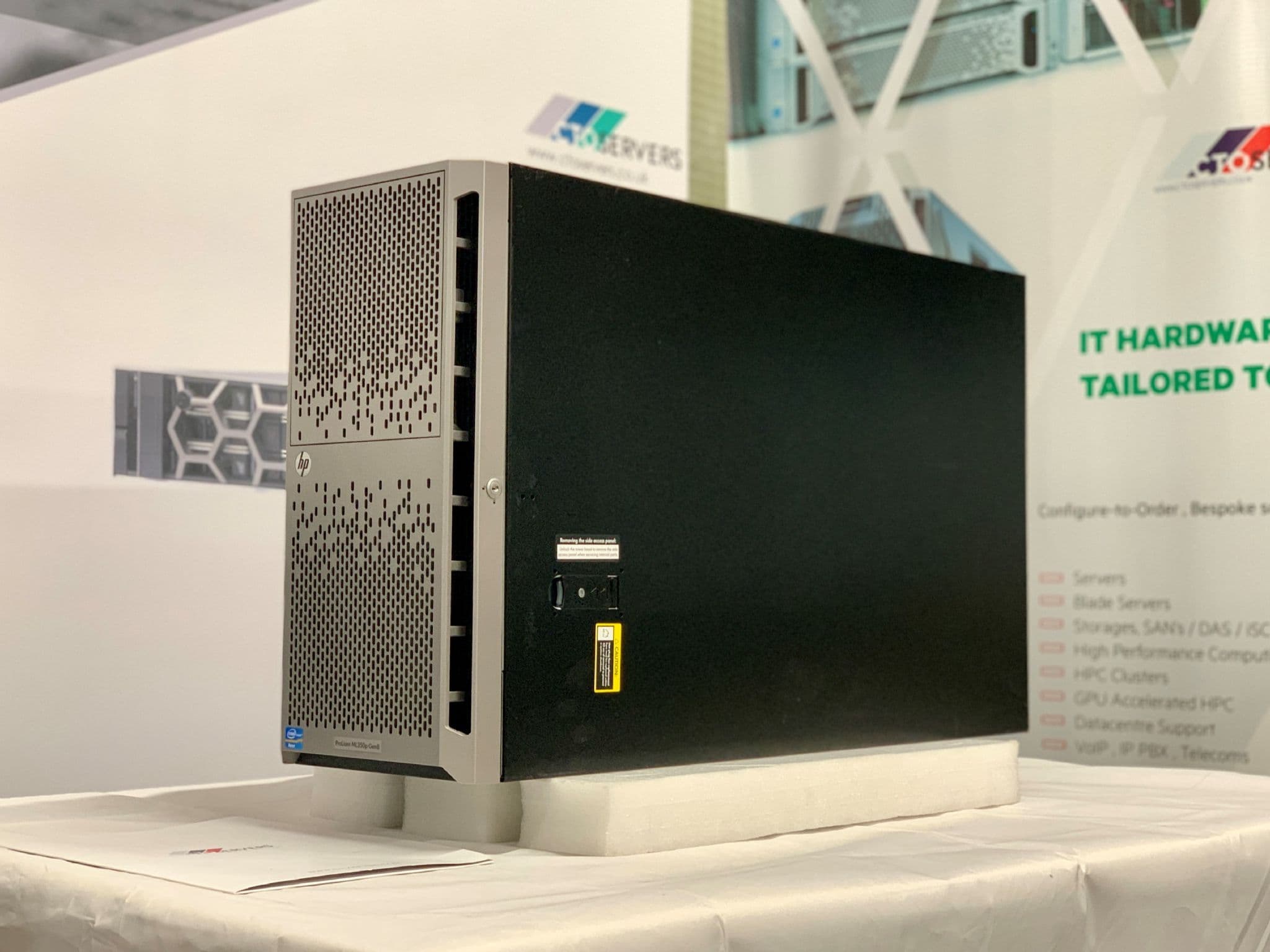 HP ML350p Gen8 Tower Server DUAL 8-Core Xeon E5-2650 v2 32GB RAM 6LFF