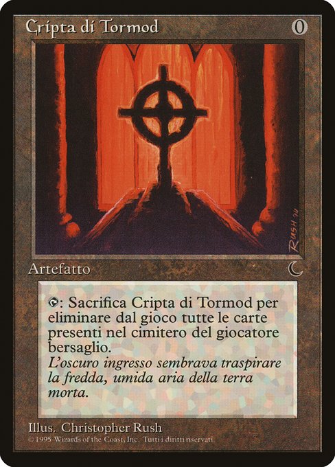 Foil】□旧枠□《トーモッドの墓所/Tormod's Crypt》[TSB] 茶R | 日本