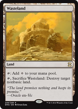 Foil】《不毛の大地/Wasteland》[EMA] 土地R | 日本最大級 MTG通販