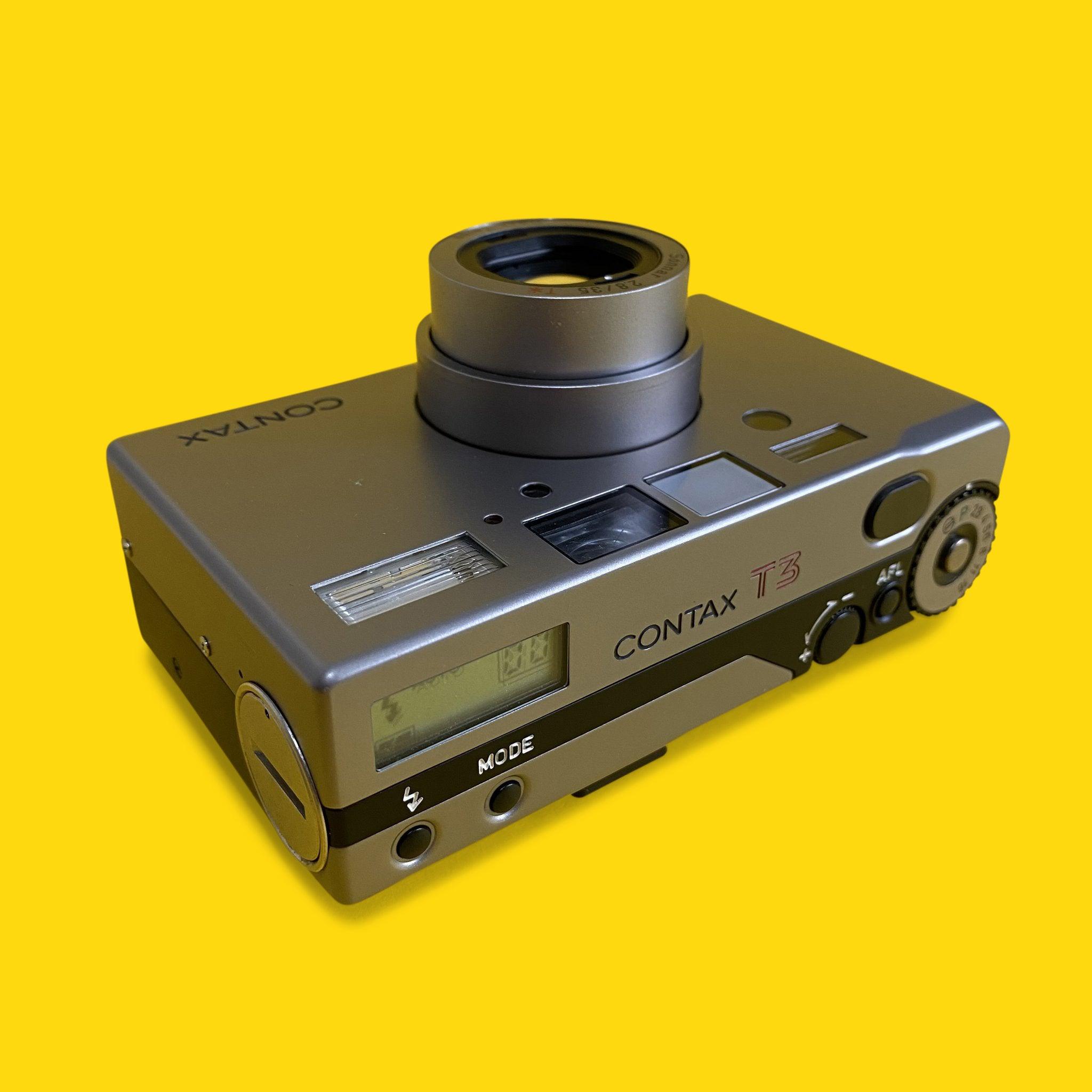 Contax T3 Titan Silver 35mm Film Camera with 35mm – Film Camera Store