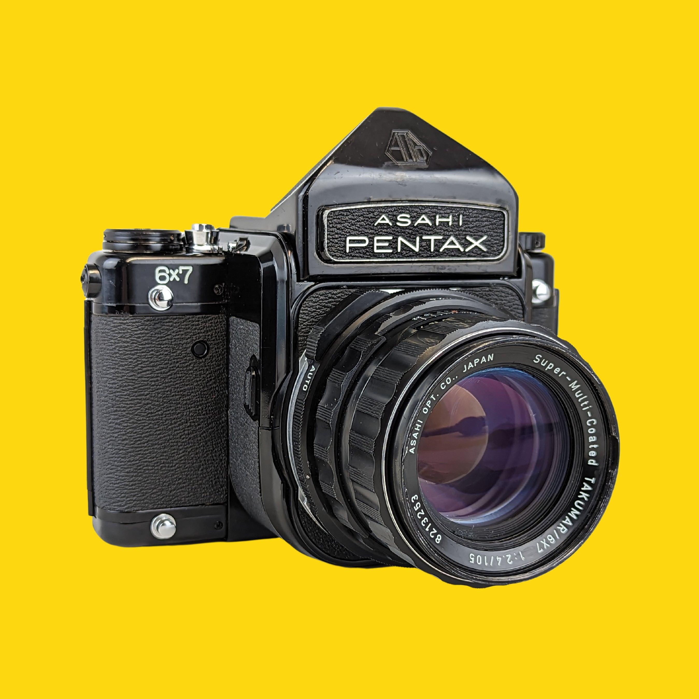 Asahi Pentax 67 MLU With 105mm F2.4 Takumar lens. 6X7 Medium