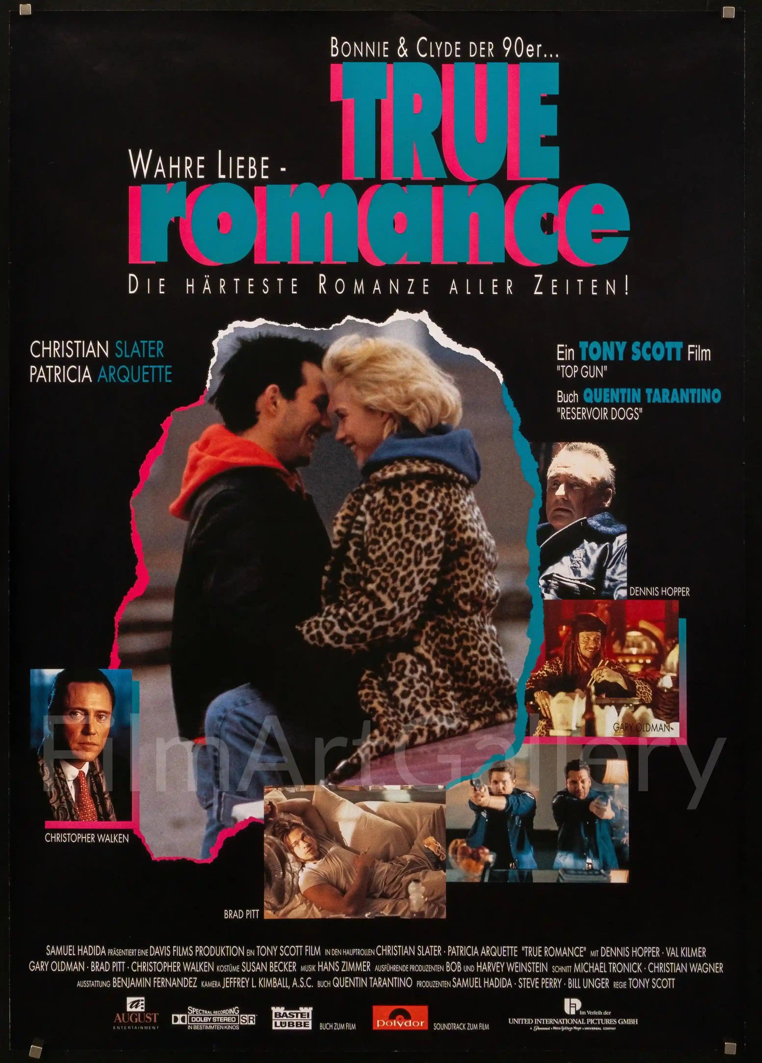 True Romance Movie Poster 1993 German A0 (33x46)
