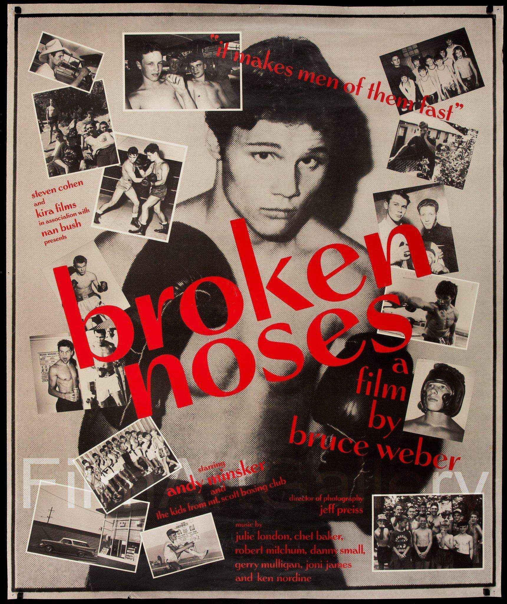 Broken Noses Movie Poster 1987 40x50