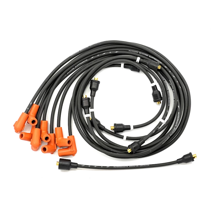 413-426 Chrysler Max Wedge Factory Fit 7mm Spark Plug Wires, Black
