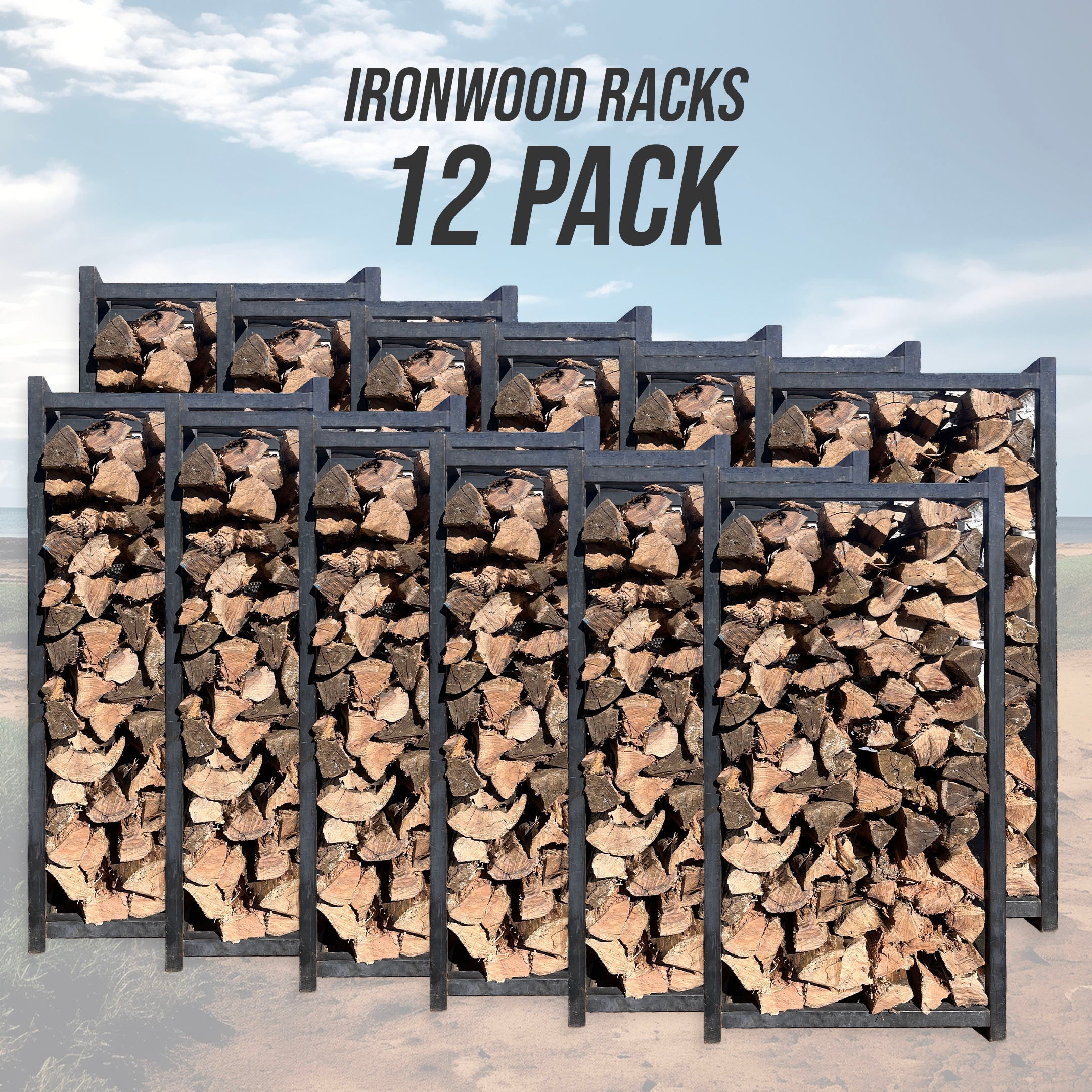 Ironwood Split Firewood Rack - 12 Pack – FIREWOOD HAWAII